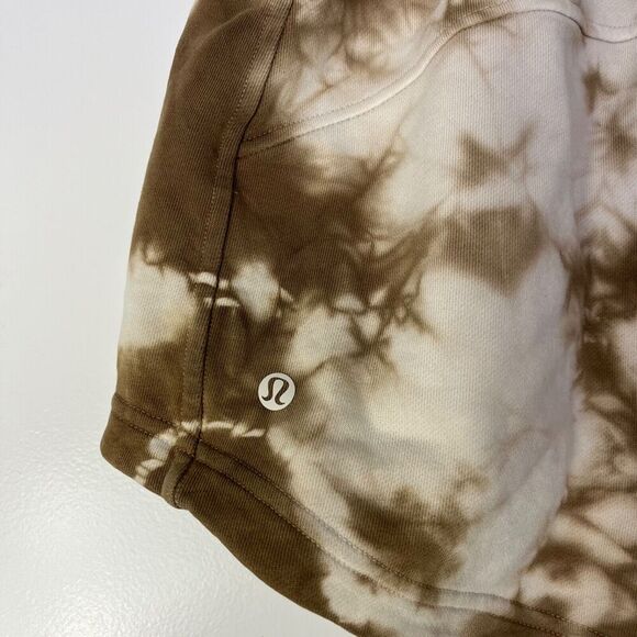 Lululemon Inner Glow High-Rise Short 3" Earth Dye Pockets Drawstring 2 High Rise - Picture 4 of 5